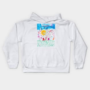 Sunny Day for Optimistic Ghosts - Homeschool Art Class 2021/22 Artist Collab T-Shirt Kids Hoodie